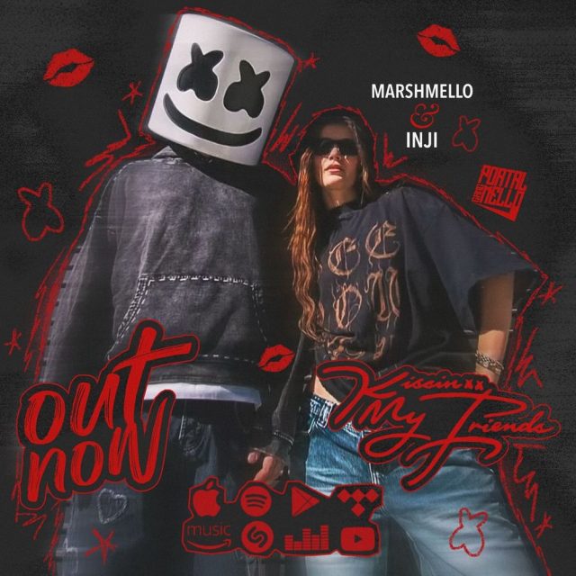 Marshmello та INJI об’єдналися для вибухового клубного хіта «Kissin My Friends»